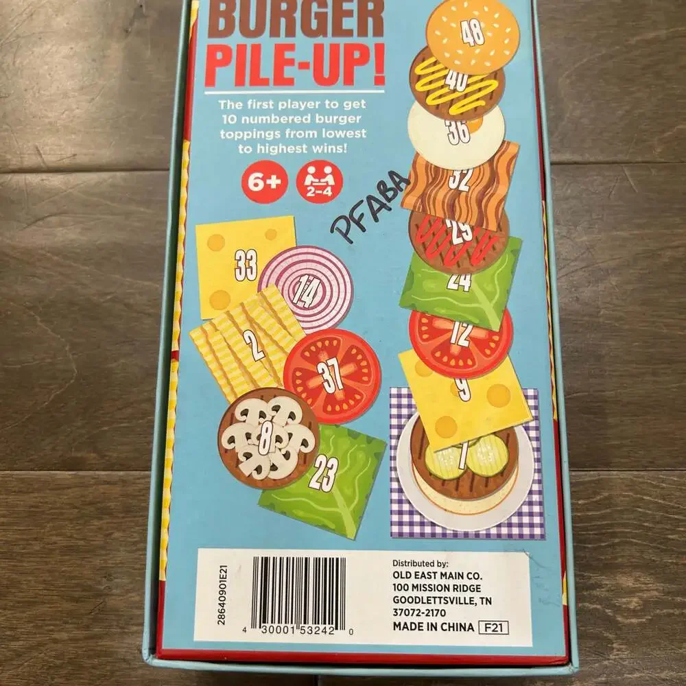 Burger‎ Pile-up! The Numbers Game